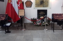 Tablica pamiatkowa zamordowanego prezydenta Gdanska Pawla Adamowicza