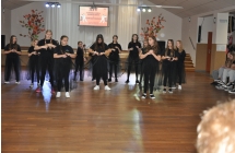 Ujecie zespolu podczas wyjatkowej choreografii